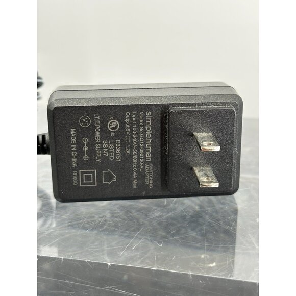 simplehuman AC Adapter for Trash Sensor Can GQ12-090120-AU Authentic charger - Picture 1 of 3